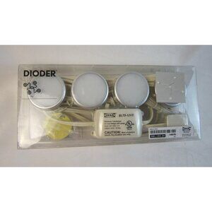 Ikea Dioder LED Puck Lights 001.194.24 16670 Lighting - Open Box